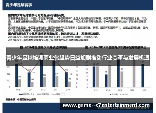 青少年足球培训商业化趋势日益加剧推动行业变革与发展机遇